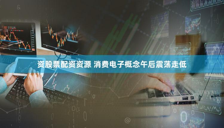 资股票配资资源 消费电子概念午后震荡走低