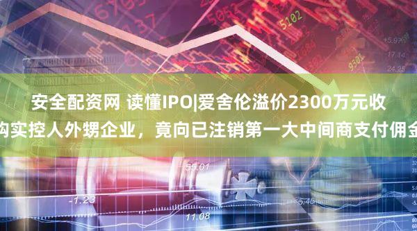 安全配资网 读懂IPO|爱舍伦溢价2300万元收购实控人外甥企业，竟向已注销第一大中间商支付佣金